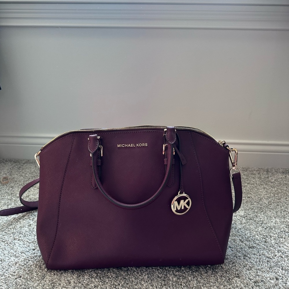 Michael Kors Burgundy Purse